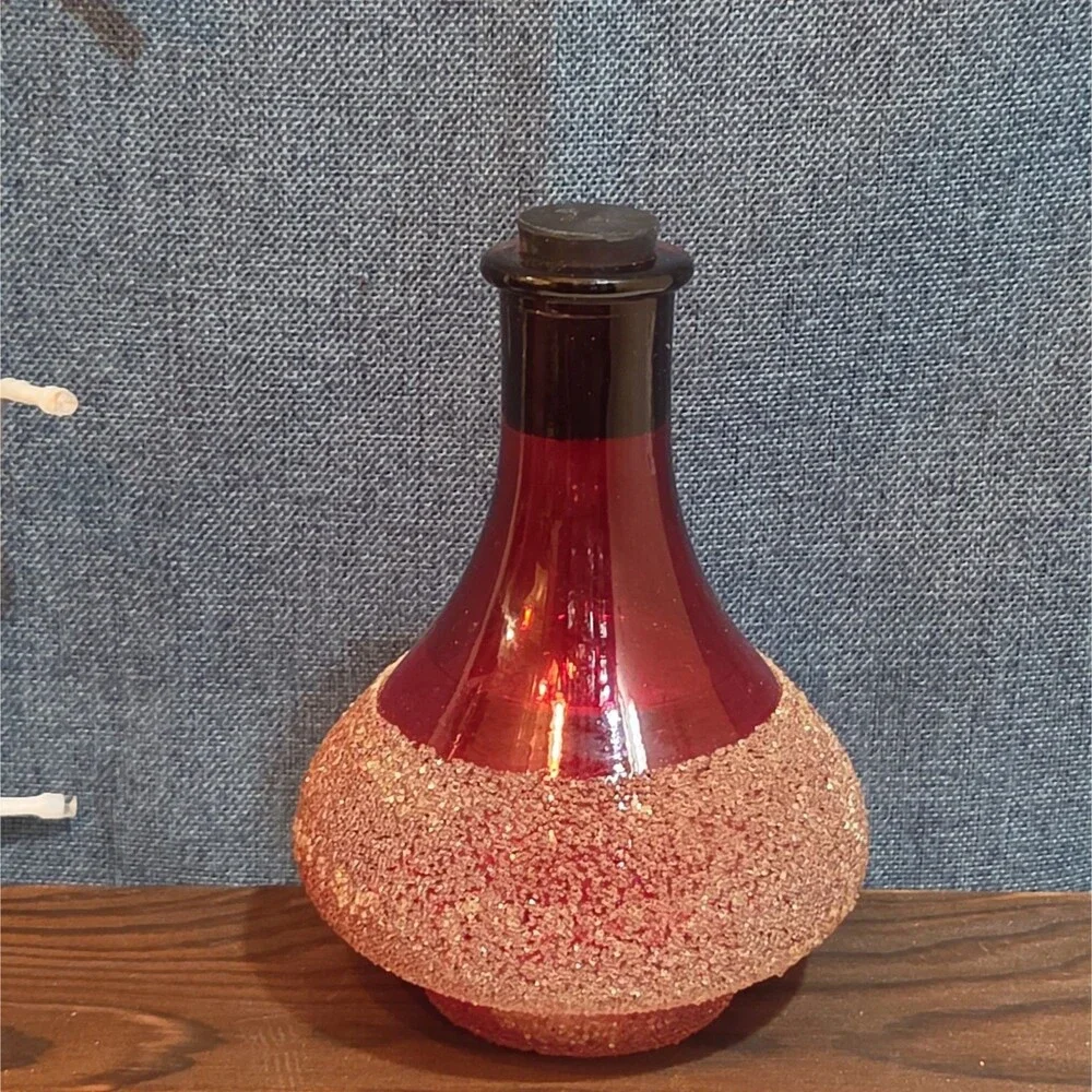 Pier 1 Imports Apple Cinnamon Reed Diffuser Red Glass